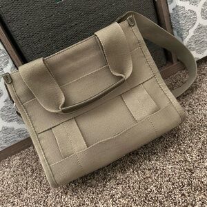 Zara canvas tote bag (Olive)